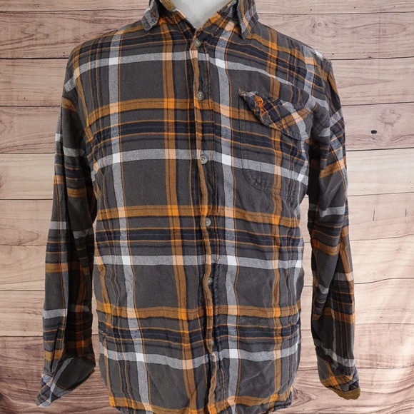 LEGENDARY WHITETALES DEER GEAR PLAID FLANNEL BUTTON DOWN SHIRT MENS SIZE L - Picture 3 of 8